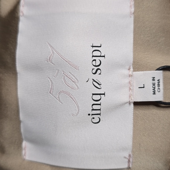 NWT Cinq A Sept Shearling Christie Jacket Sz Large Camel - Picture 10 of 11